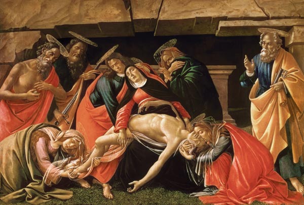 Beweinung Christi van Sandro Botticelli