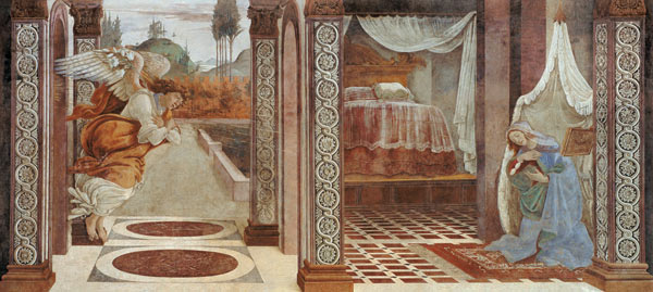 Botticelli, Annunciation for S.Martino van Sandro Botticelli