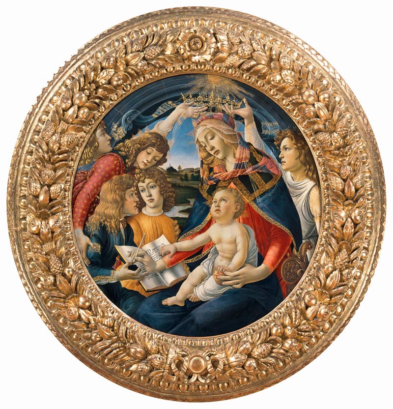 Mary with Child / Botticelli / c.1483 van Sandro Botticelli
