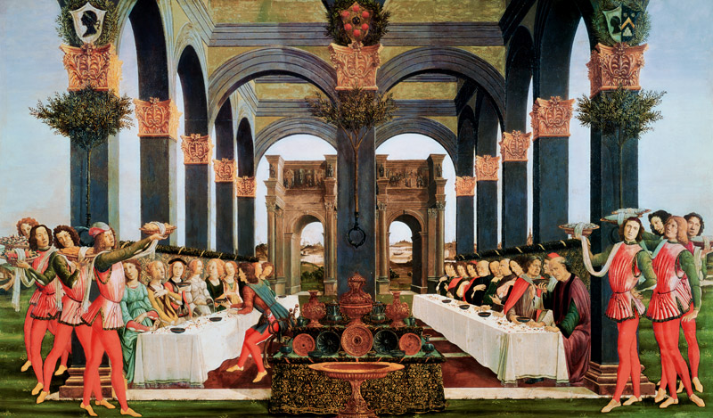 The Wedding Feast van Sandro Botticelli