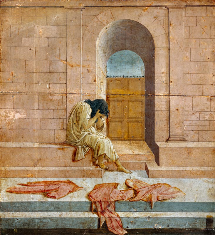 Verlassenheit (oder: Melancholie) van Sandro Botticelli