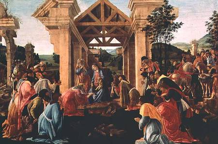 The Adoration of the Magi van Sandro Botticelli