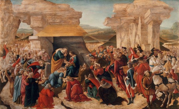 Adoration of the Kings / Botticelli van Sandro Botticelli