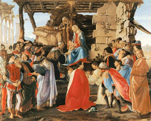 Adoration of Kings / Botticelli van Sandro Botticelli