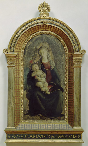 Botticelli, Madonna in der Engelsglorie van Sandro Botticelli