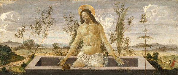 Christ in the Tomb / Botticelli van Sandro Botticelli