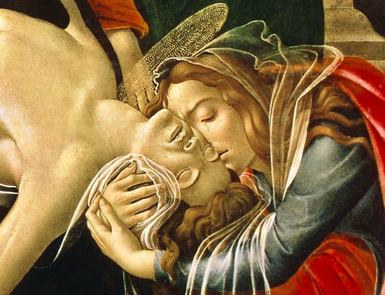 The Lamentation of Christ van Sandro Botticelli
