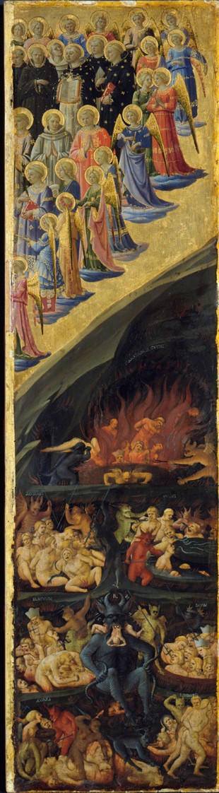 The Last Judgment (Winged Altar, Right Panel) van Sandro Botticelli