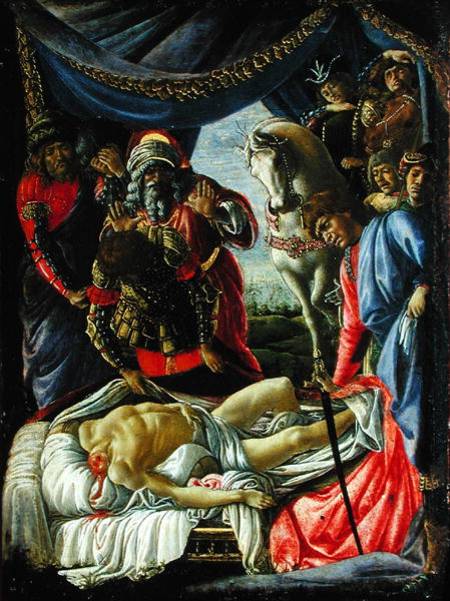 The Discovery of the Body of Holofernes van Sandro Botticelli