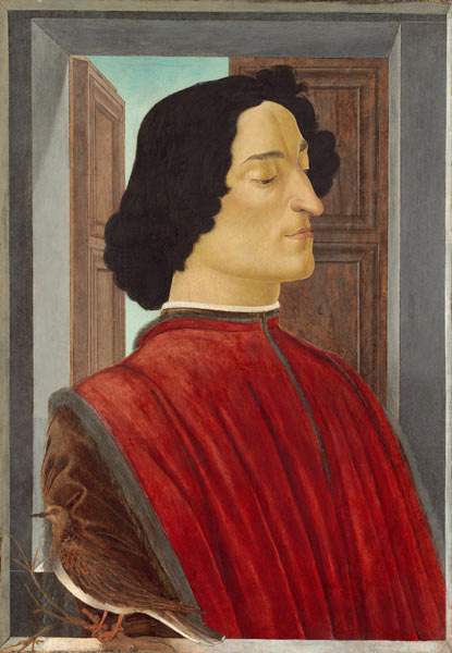 Portrait of Giuliano de' Medici (1453–1478) van Sandro Botticelli