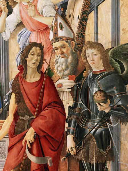 S.Botticelli, Johannes, Ignatius, Mich. van Sandro Botticelli