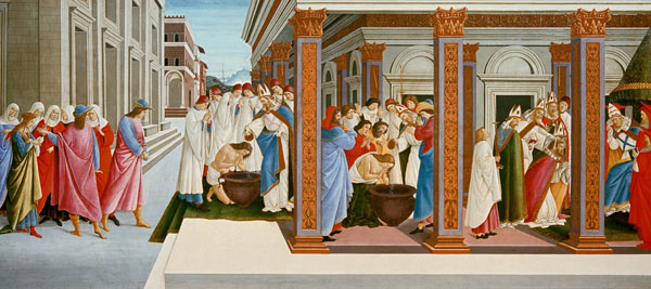 Jugend und erstes Wunder des heiligen Zenobius van Sandro Botticelli