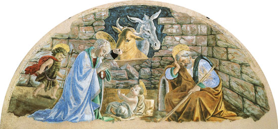 Geburt Christi van Sandro Botticelli