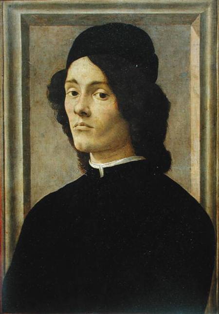 Portrait of a Man van Sandro Botticelli