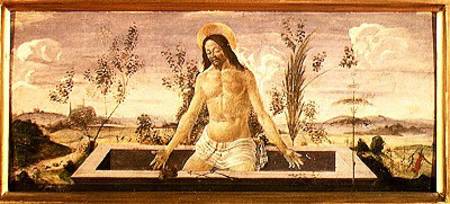 Predella panel depicting the Resurrection, from the St. Barnabas Altarpiece van Sandro Botticelli