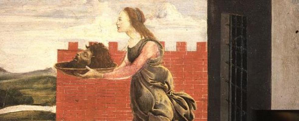 Salome with the Head of Saint John the Baptist van Sandro Botticelli