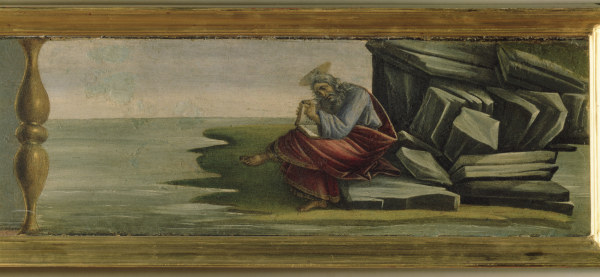 S.Botticelli, Johannes auf Patmos van Sandro Botticelli