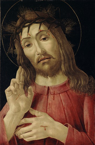 The Resurrected Christ van Sandro Botticelli