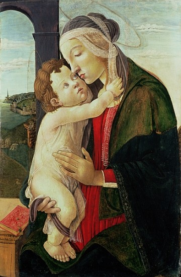 The Virgin and Child, 15th century van Sandro Botticelli