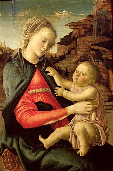 The Virgin and Child (Madonna of the Guidi da Faenza) c.1465-70 van Sandro Botticelli