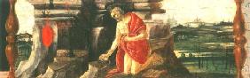 Der büßende Hieronymus (Predella des San Marco-Altars)