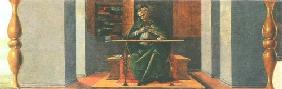 Der heilige Augustinus in seiner Zelle (Predella des San Marco-Altars)