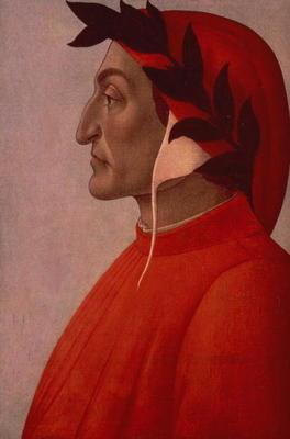 Portrait of Dante (oil on canvas)