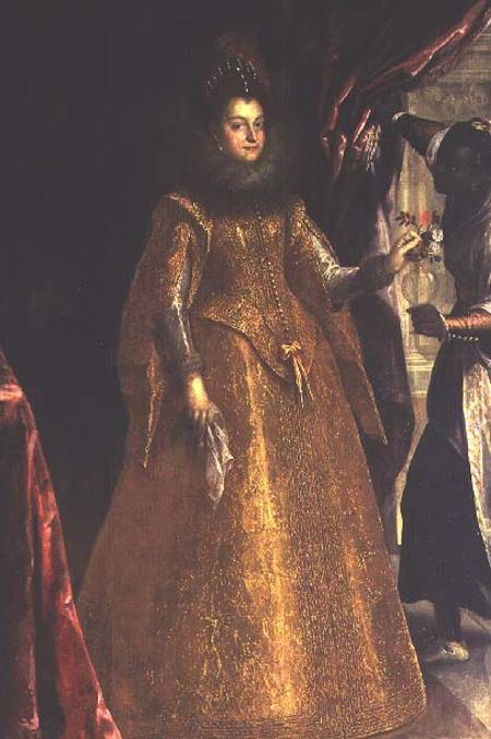 Portrait of Giulia, wife of Cesare D'Este van Santo Peranda