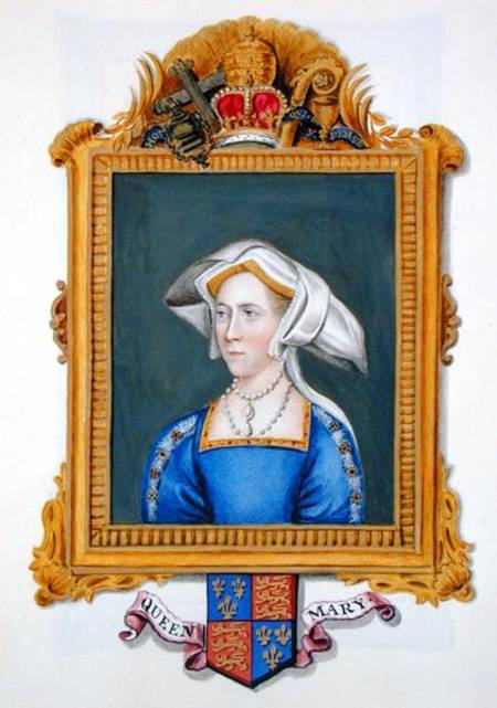 Portrait of Anne Boleyn wrongly called Queen Mary from 'Memoirs of the Court of Queen Elizabeth' van Sarah Countess of Essex