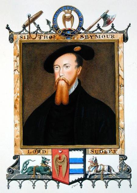 Portrait of Thomas Seymour (1508-49) 1st Baron of Sudeley from 'Memoirs of the court of Queen Elizab van Sarah Countess of Essex