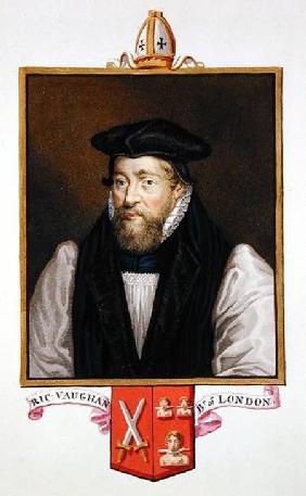 Portrait of Richard Vaughan (c.1550-1607) Bishop of London from 'Memoirs of the Court of Queen Eliza