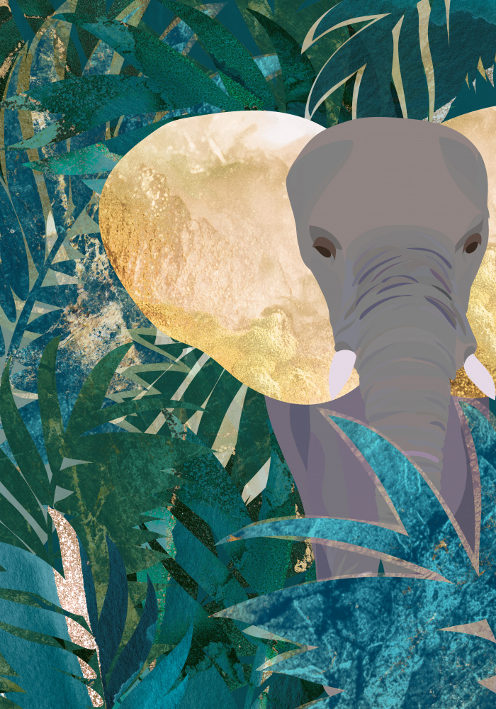 Elephant in the jungle van Sarah Manovski