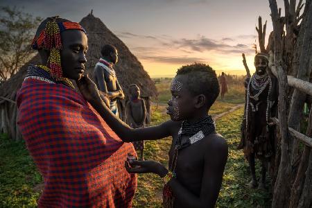 Ethiopian Karo tribes