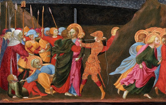The Betrayal of Christ van Sassetta
