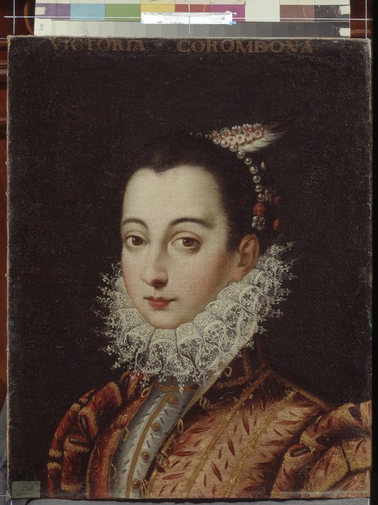 Portrait of Vittoria Accoramboni (1557-1585) van Scipione Pulzone