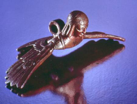 Cauldron handle, bird with the torso of a woman van Scythian