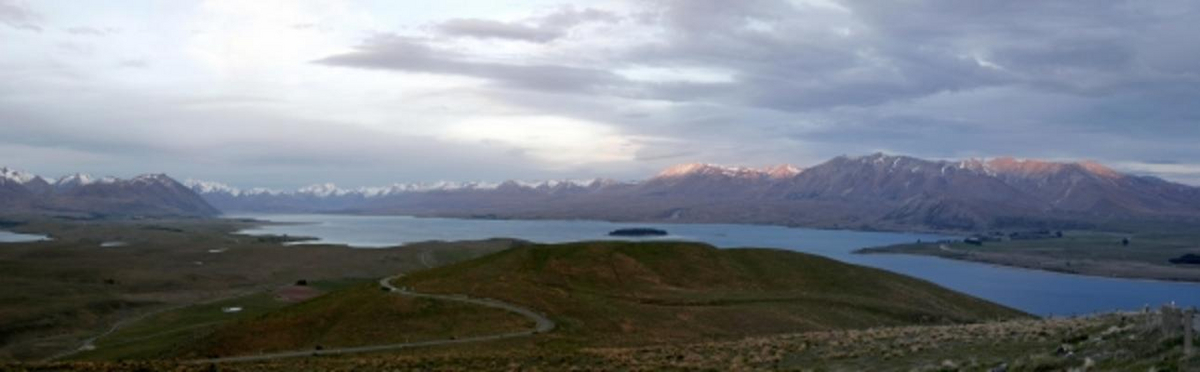 Neuseeland Panorama Lake Tekapo van Sebastian Wahsner