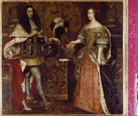 Doppelbildnis des Kurfürstenpaares Ferdinand Maria und Henriette Adelaide
