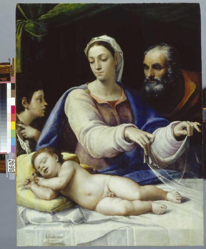 Die Madonna mit dem Schleier van Sebastiano del Piombo