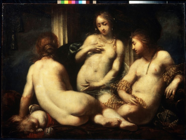 The Three Graces van Sebastiano Mazzoni