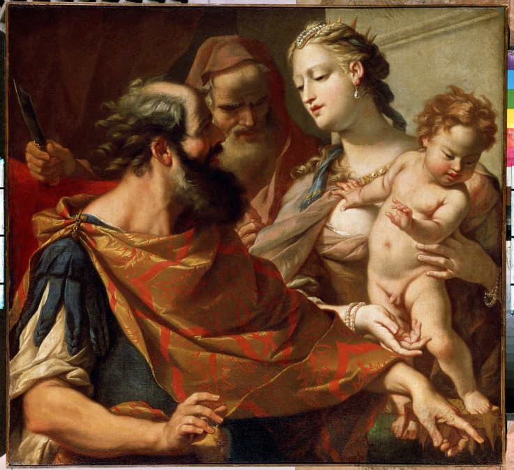 The Child Moses Trampling on the Pharaoh's Crown van Sebastiano Ricci
