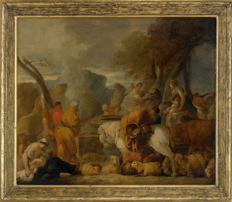 Abraham in Egypt van Sébastien Bourdon