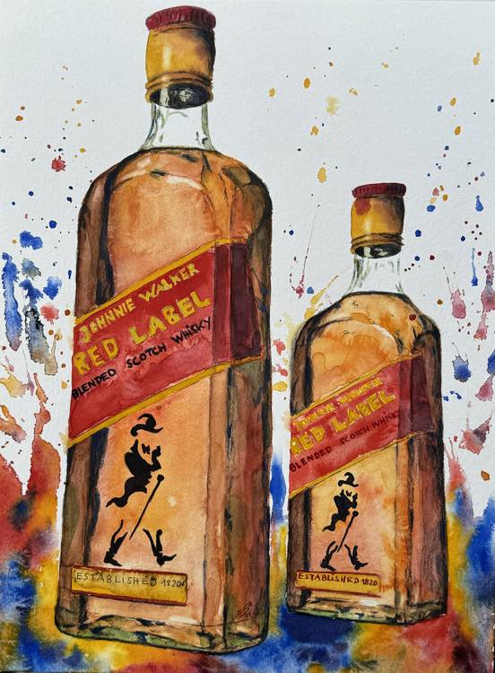 Whisky Studie 5, Johnnie Walker Red Label van Eva Seltmann-Reinig