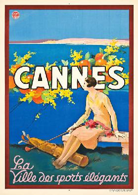 Poster advertising Cannes,
