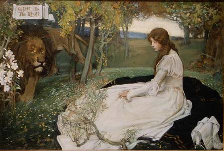 Una and the Lion van Septimus Edwin Scott