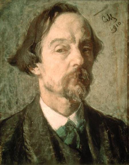 Self Portrait van Sergei Vasilievich Malyutin