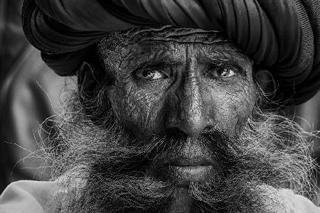Elderly Rabari man