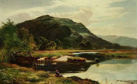 Highland Loch Scene van Sidnay Richard Percy