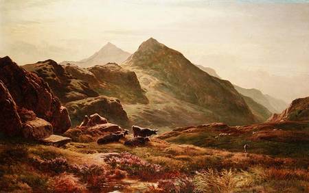 Highland scene van Sidnay Richard Percy