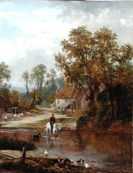 A ford on the River Arun van Sidney Clark